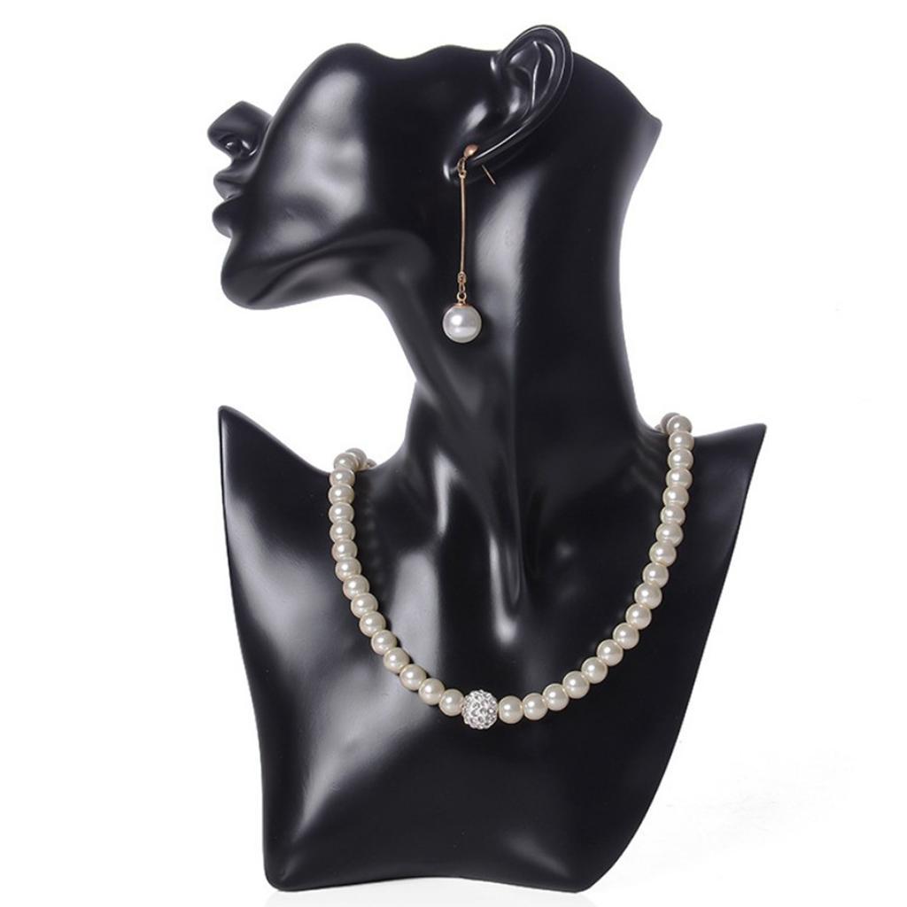 Jewelry Store Display Bust Stand for Necklaces Chain, Bracelets, Pendant Holder