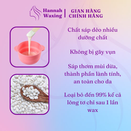 Combo Sáp Wax Lông + Mỡ Trăn nguyên chất hỗ trợ triệt lông hiệu quả, giúp se khít lỗ chân lông sau wax