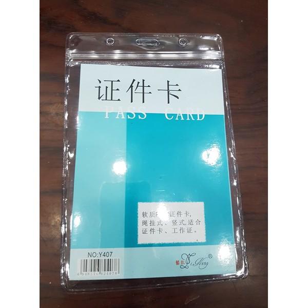 Bảng tên nhựa xịn 10,5 x 15,5 cm đứng Y407  (Cái)