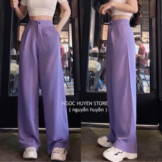 QUẦN SUÔNG NÚT 4 màu