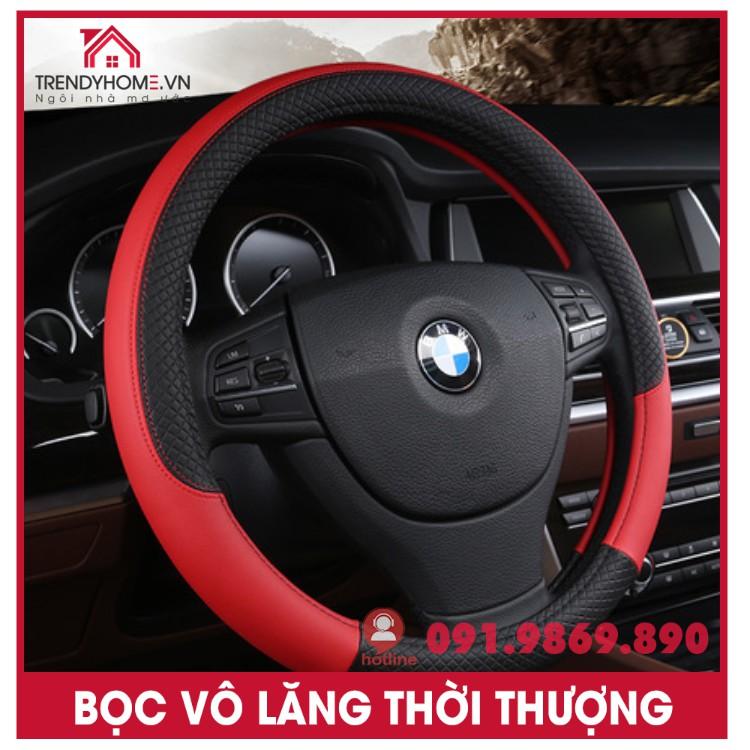 Bọc vô lăng xe Ô TÔ Da PU thoáng khí Bọc vô lăng nhập khẩu hàng xịn nhất