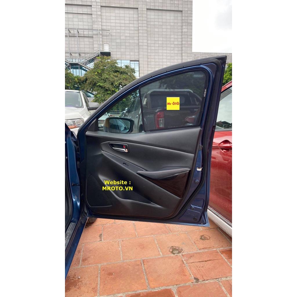 Rèm Che Nắng Xe Mazda 2 Sedan Hàng Loại 1. Cam Kết Vải Dày Dặn, Chuẩn Khít Theo Xe