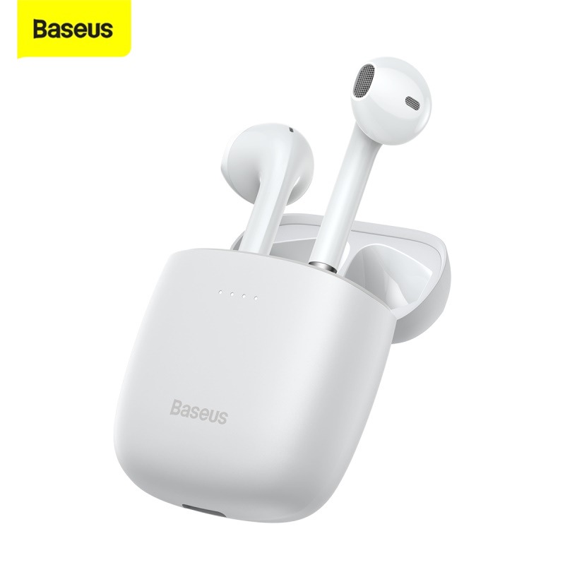 Tai Nghe Nhét Tai Baseus Không Dây Bluetooth 5.0 TWS Encok W04 / W04 Pro Âm Thanh Hifi - Hàng Chính Hãng