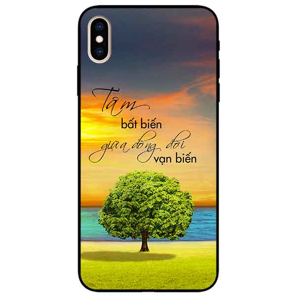 Ốp lưng in cho Iphone X/ Xs Mẫu Tâm Bất Biến