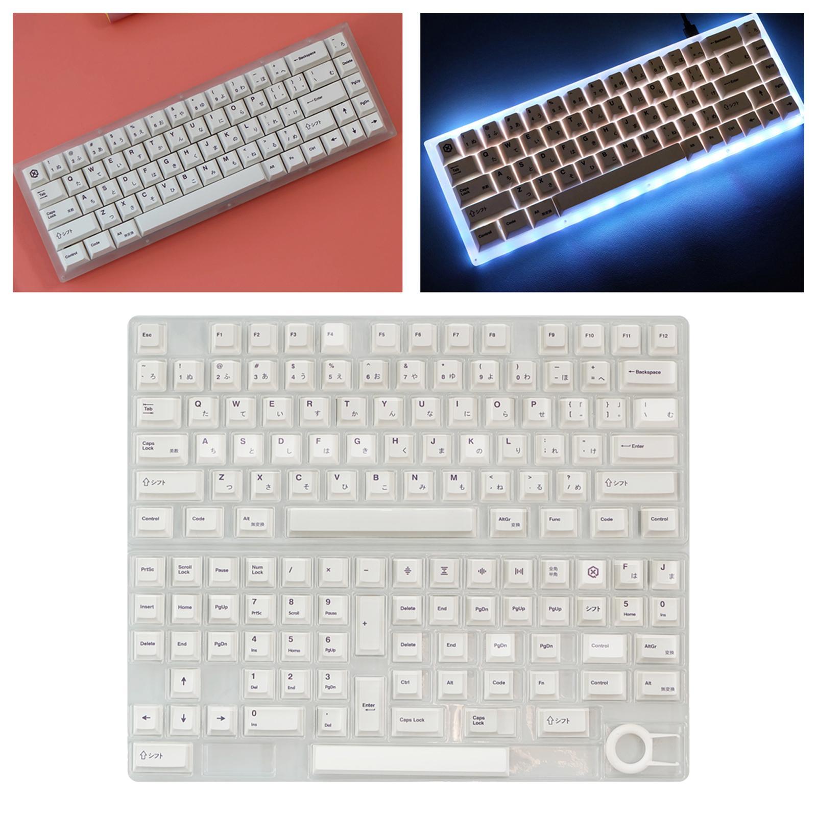 137-Key Keycaps Kit for Cherry Profile for MX Gaming Mechanical Keyboard