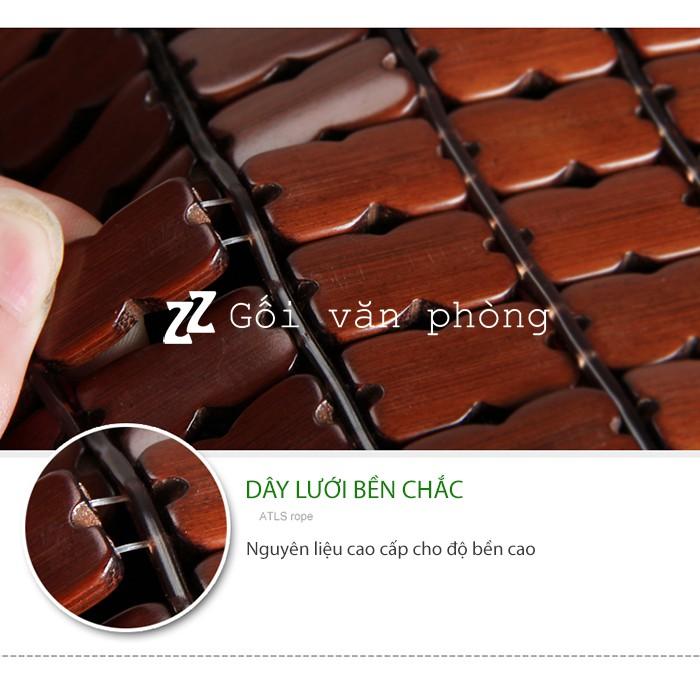 Gối Đệm Lót Ghế Ngồi Cao Su Non Cao Cấp Mắt Trúc Thoáng Mát GLM-01