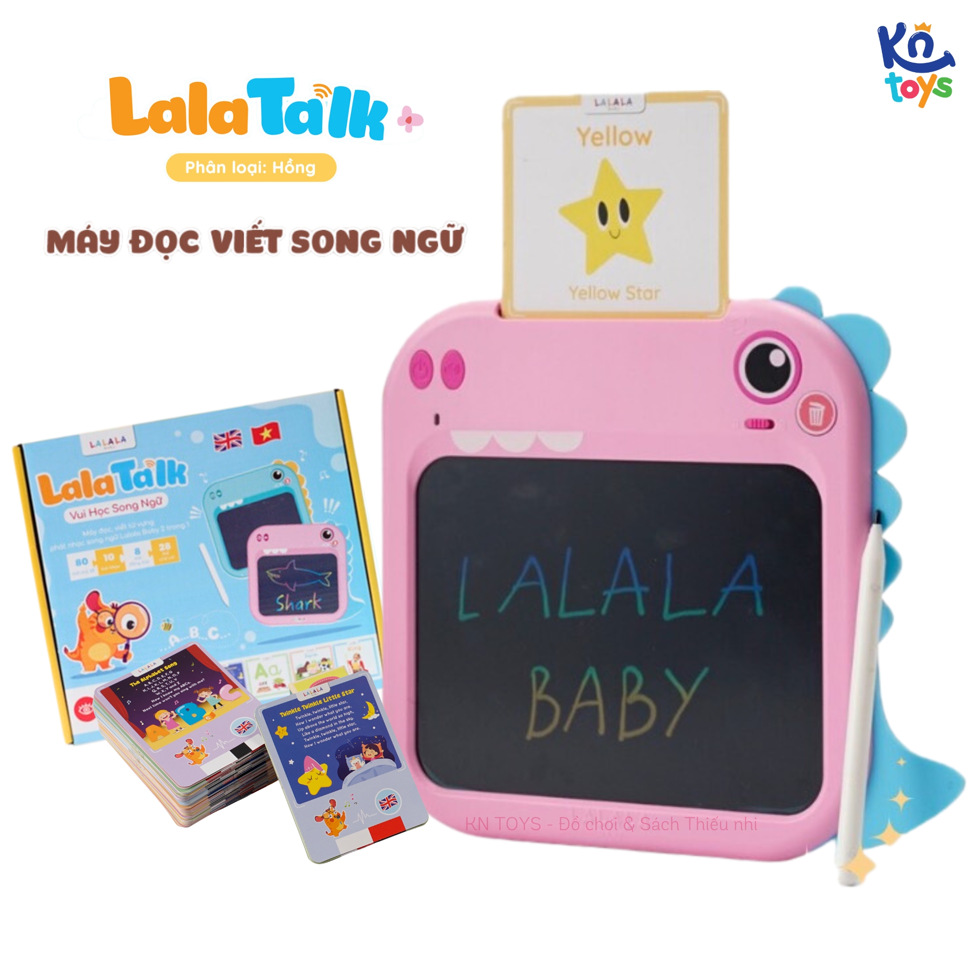 Đồ Chơi Máy Đọc Thẻ Flashcard Song Ngữ Học Tiếng Anh Lalatalk Kết Hợp Bảng Viết Tự Xóa Thông Minh - Lalala Baby