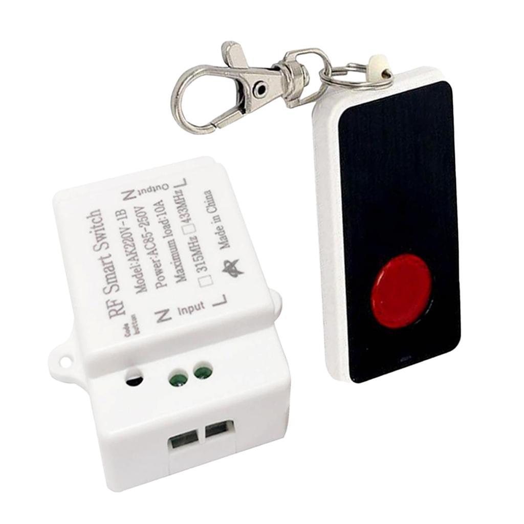 AC85-250V 433HMz RF Wireless Remote Control Light on/OFF Relay Switch Set