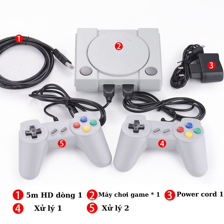 Máy Chơi Game Cầm Tay Mini 4 Nút 2 người chơi 628+20 Trò HDMI - MCG Kết Nối Tivi Hình Ảnh Siêu Sắc Nét