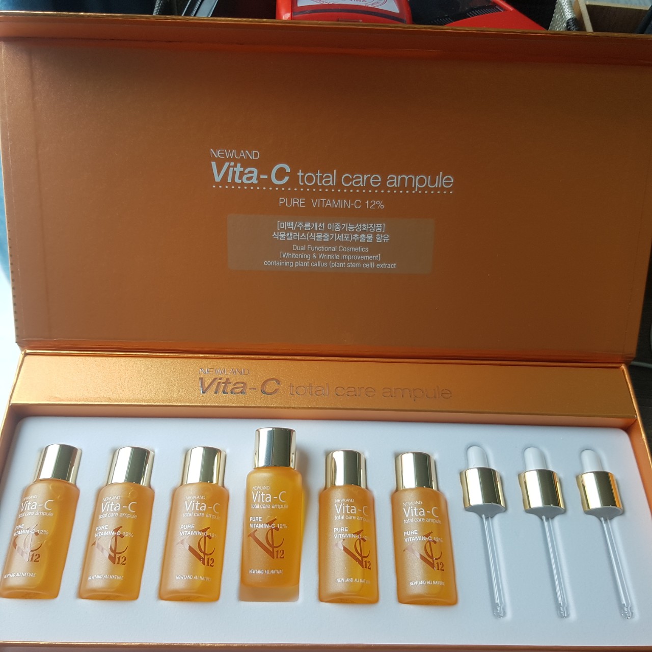 Serum làm trắng da chống lão hóa  Vitac Total Care Ampoule 12%