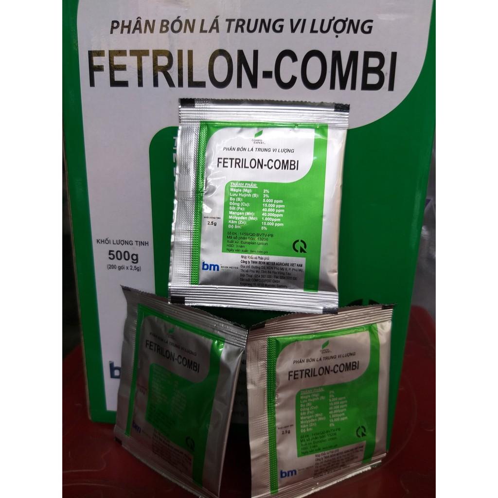 Phân Bón Lá Vi Lượng FETRILON 25g - Chống Vàng Lá Rụng Quả Non