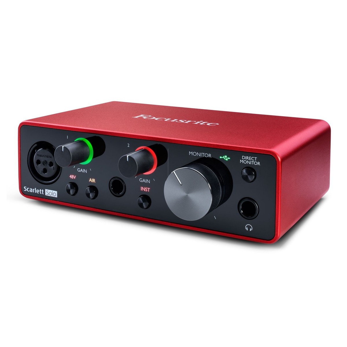 Sound Card thu âm chuyên nghiệp Focusrite Scarlett Solo (Gen3) - Hàng Nhập Khẩu