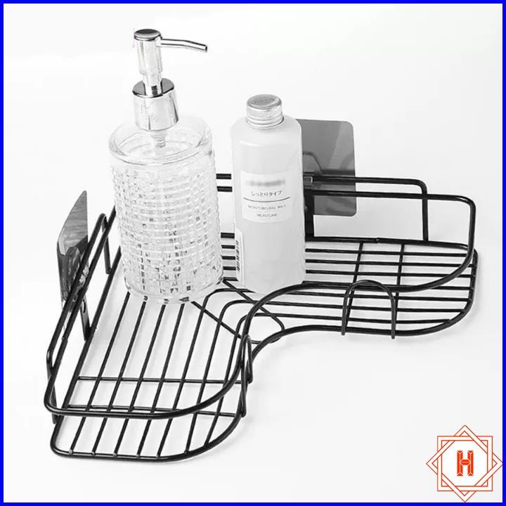 Kệ Góc Sắt Dán Tường Để Đồ Nhà Tắm Cực Chắc Chắn
