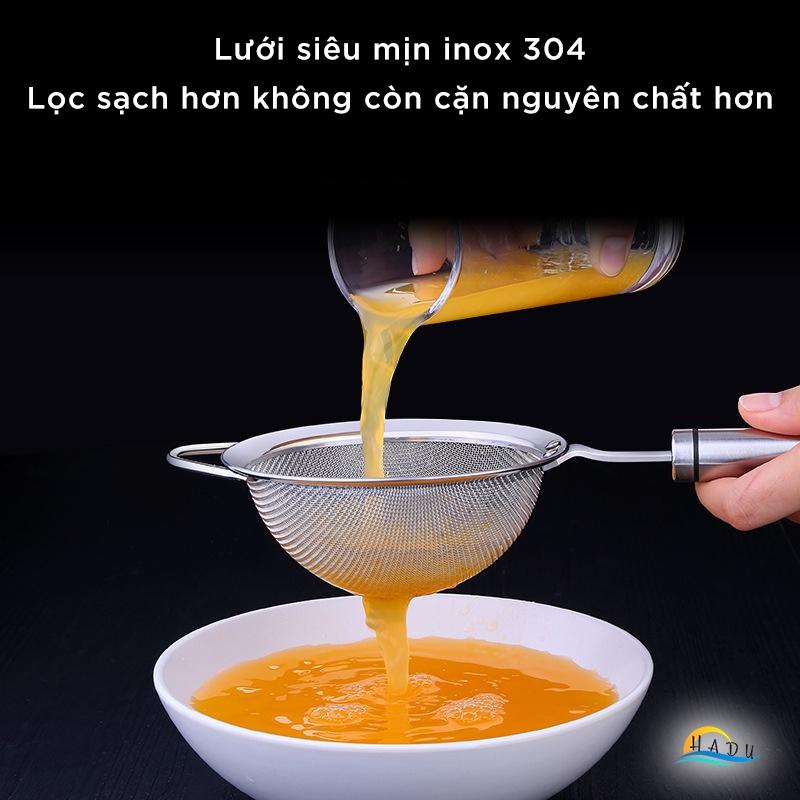 Rây Lọc Cháo Siêu Mịn Inox Sữa Hạt Yến Bột Cao Cấp Đạt Chất Lượng Đức HADU