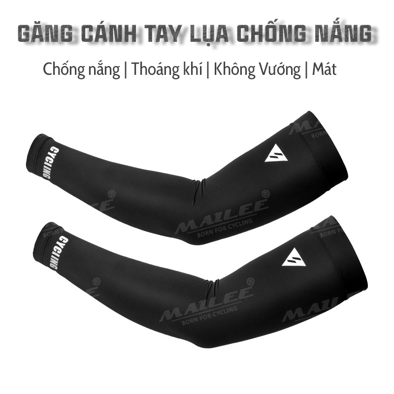 Ống Găng Cánh Tay Che Nắng Chống Tia cực tím Cycling đạp xe đạp chất liệu vải thoáng khí, thấm hút mồ hôi (nhiều size) Mai Lee