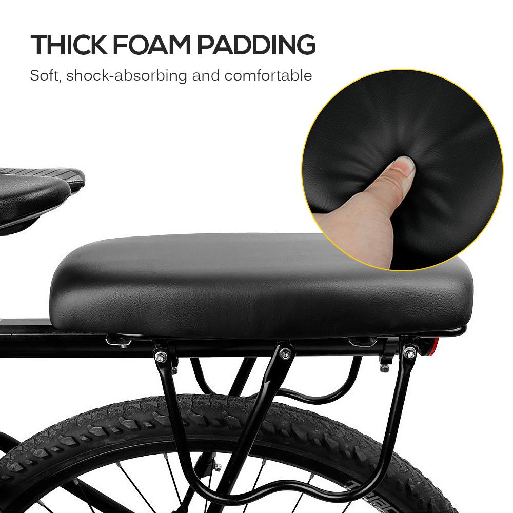 Yên đệm xe đạp phía sau da PU mềm mại, thoáng khí