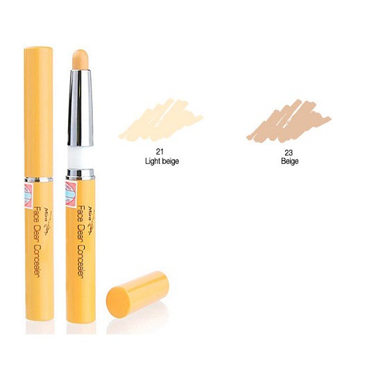 Bút Che Khuyết Điểm Mira Face Clear Concealer Hàn Quốc 1.5g No.23 Beige tặng kèm móc khóa