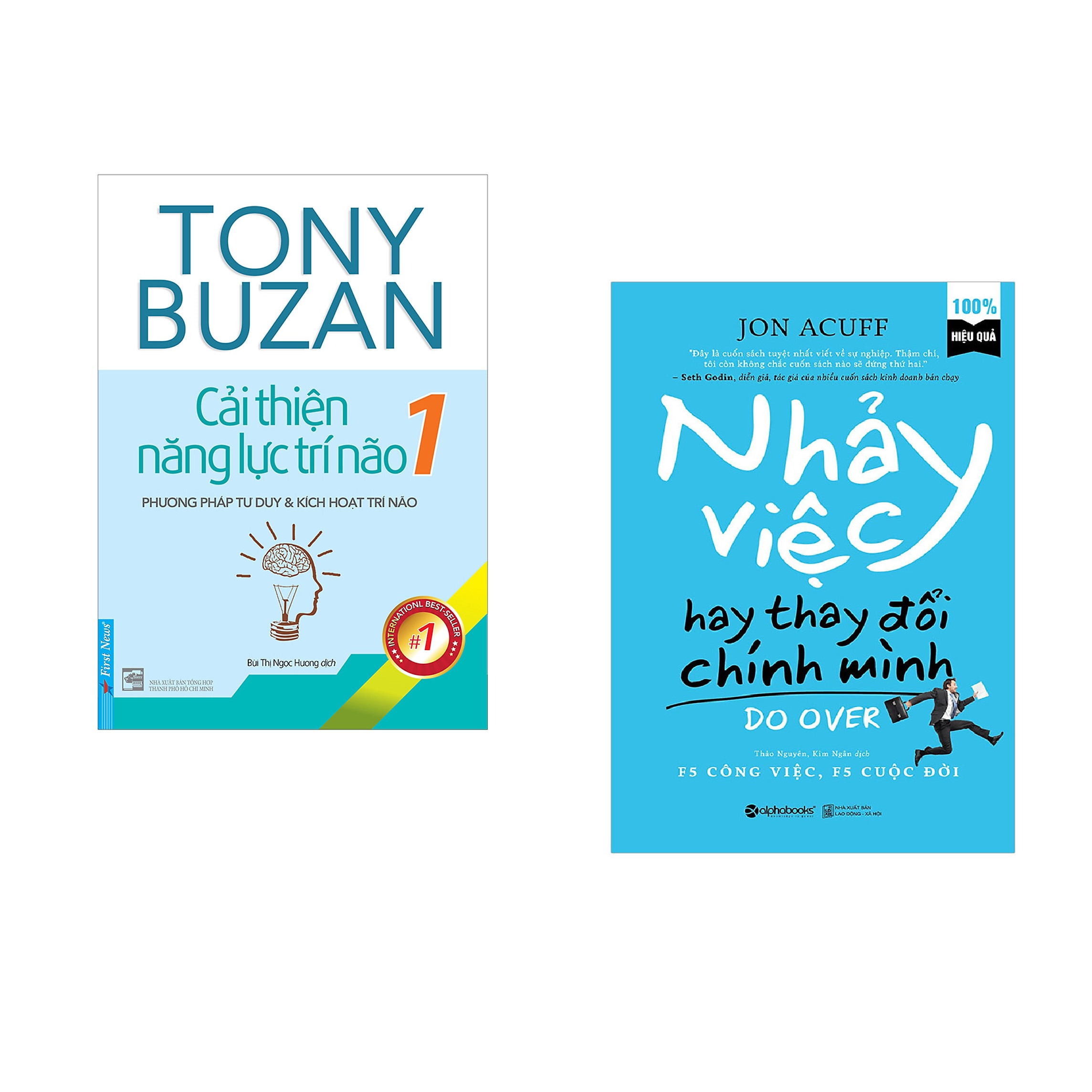 Combo 2 cuốn sách: Tony Buzan - Cải Thiện Năng Lực Trí Não 1 + Nhảy Việc Hay Thay Đổi Chính Mình