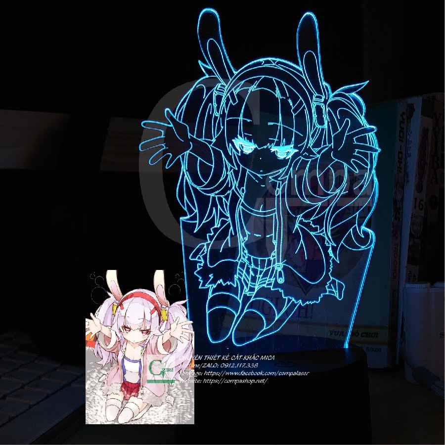 Đèn Ngủ Anime LED 3D Azur Lane Muse Laffey GAZL0101 16 MÀU TÙY CHỈNH COMPASHOP