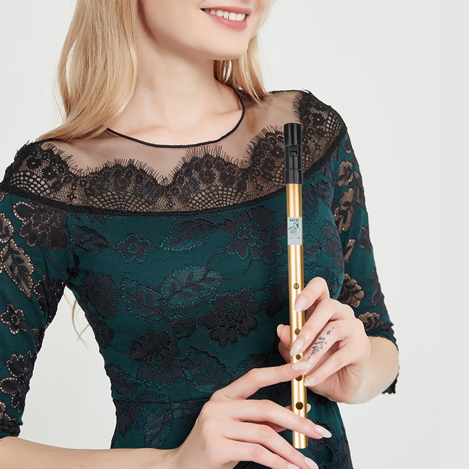 Portable Flute Whistling Music Instrument Tin Whistle for Beginners Kids