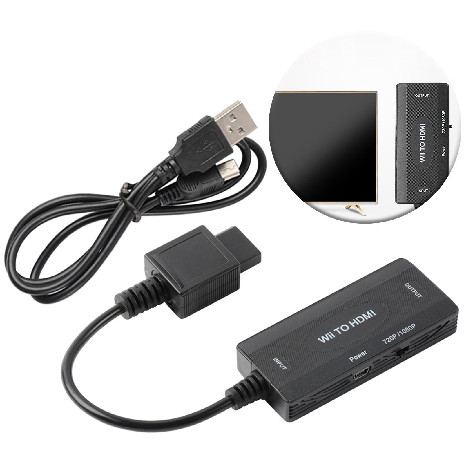 Wii to HDMI Converter/ 1080P 720P with Cable for PC HDTV Monitor