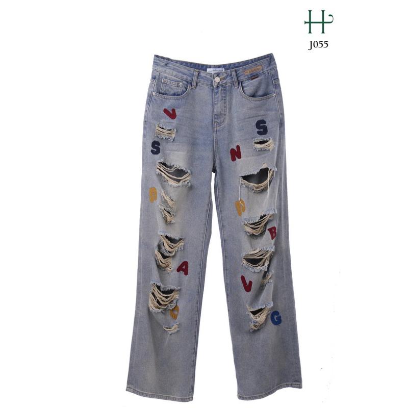 Quần Jeans rách cách điệu - J55