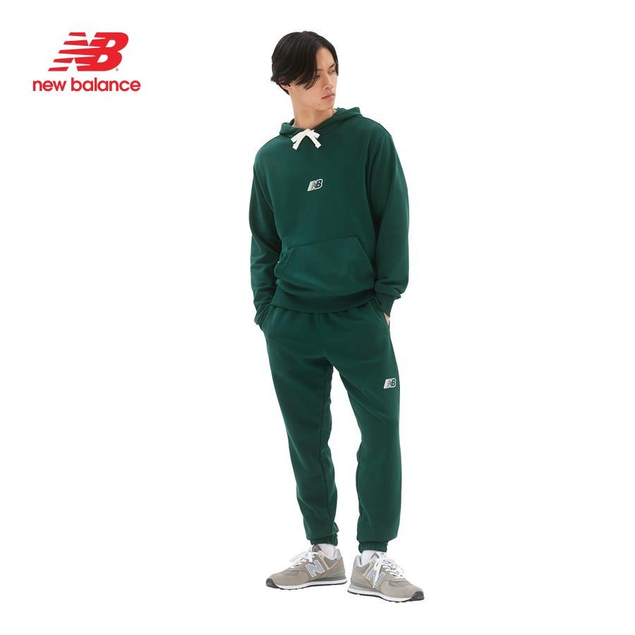 Áo khoác hoodie thời trang nam New Balance APP LIFESTYLE HOODIES M NIGHTWATCH GREEN - AMT23511NWG