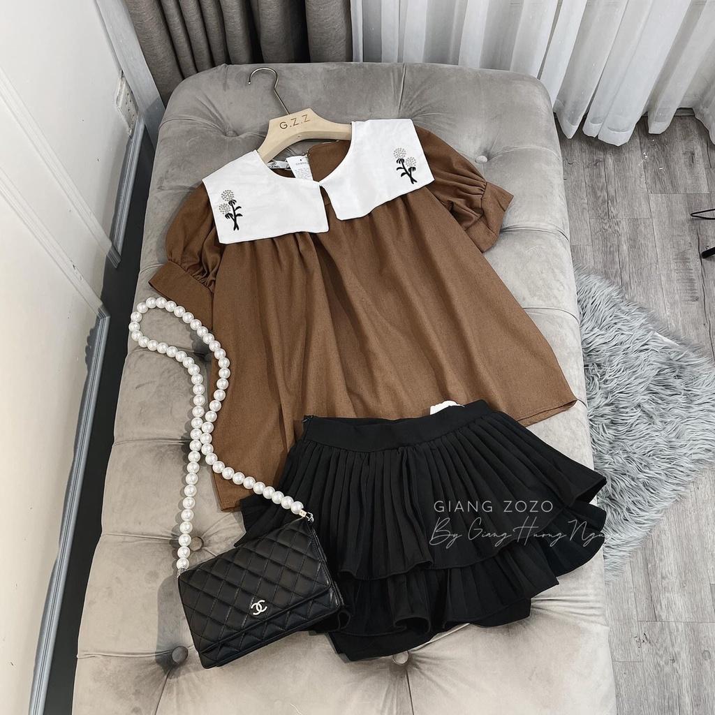 Áo babydoll có tà trước ngực cực xinh