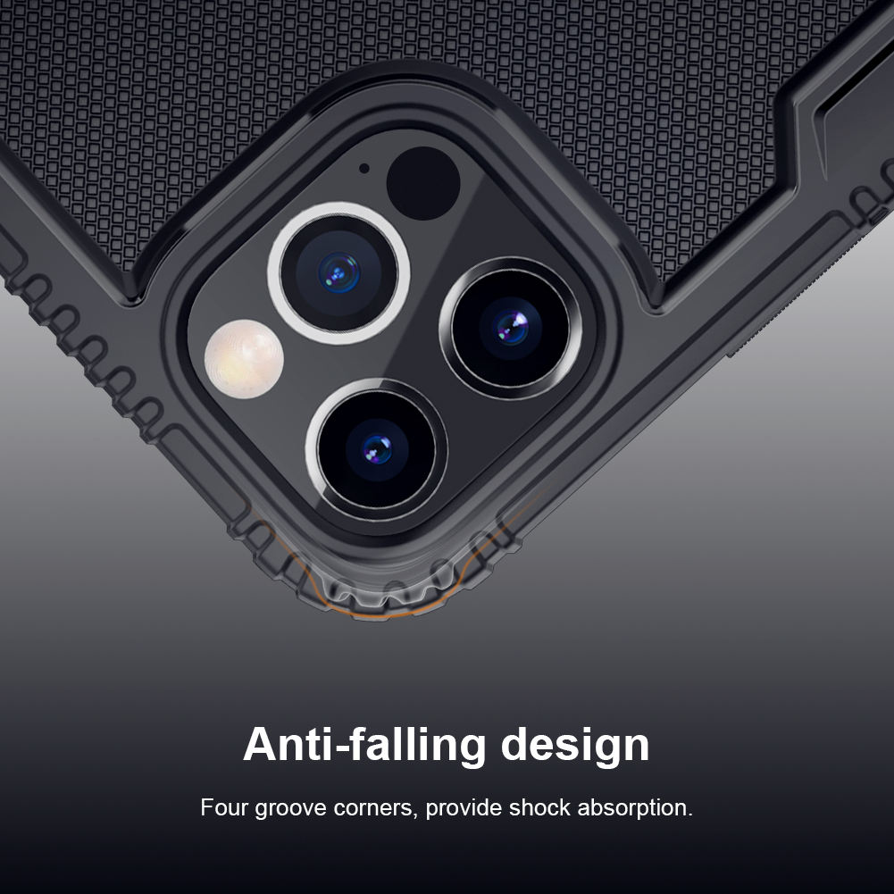 Ốp lưng chống sốc tản nhiệt hiệu Nillkin RIICH TPU cho iPhone 12 / iPhone 12 Pro / iPhone 12 Pro Max hỗ trợ tản nhiệt cho điện thoại, trang bị khả năng chống sốc cực tốt - Hàng chính hãng