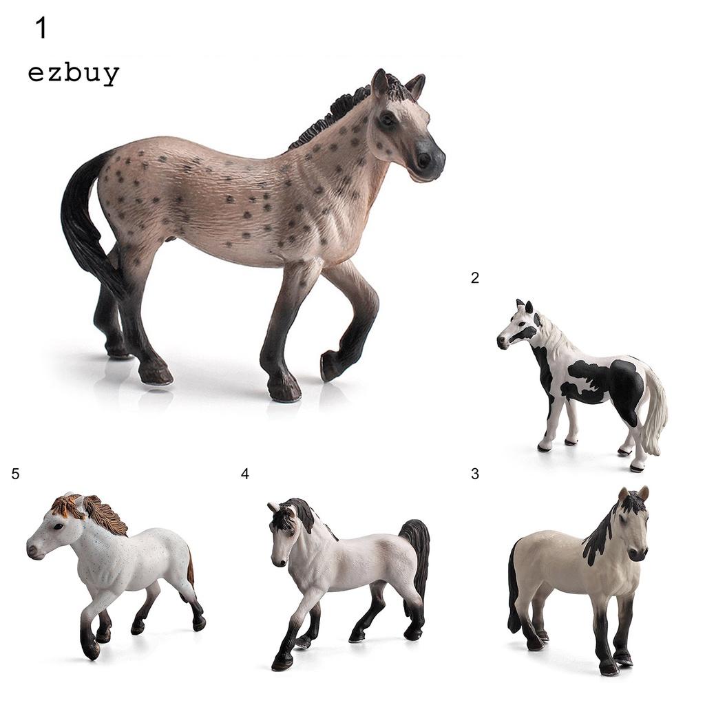 Micro Decor Action Figures Early Educational Horse Model Excellent Craftmanship for Shelf Decor