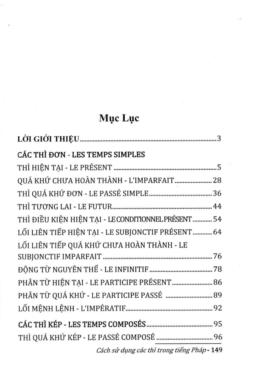 Cách Sử Dụng Các Thì Trong Tiếng Pháp - HA 