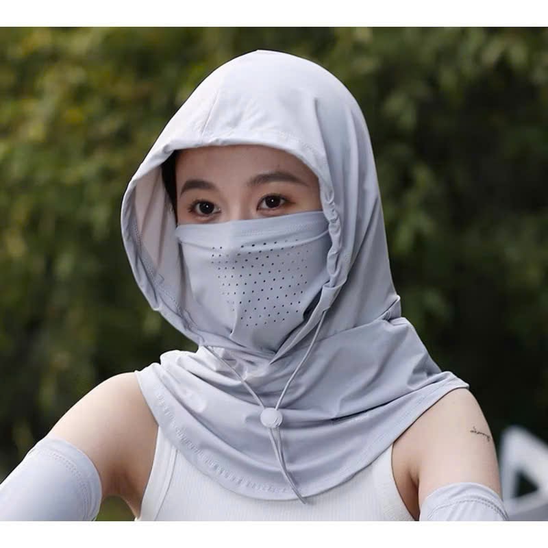 Mũ Chống Nắng Thoáng Khí, Mũ Thể Thao Ngoài Trời Có Khăn Choàng - HÀNG CHÍNH HÃNG MINIIN