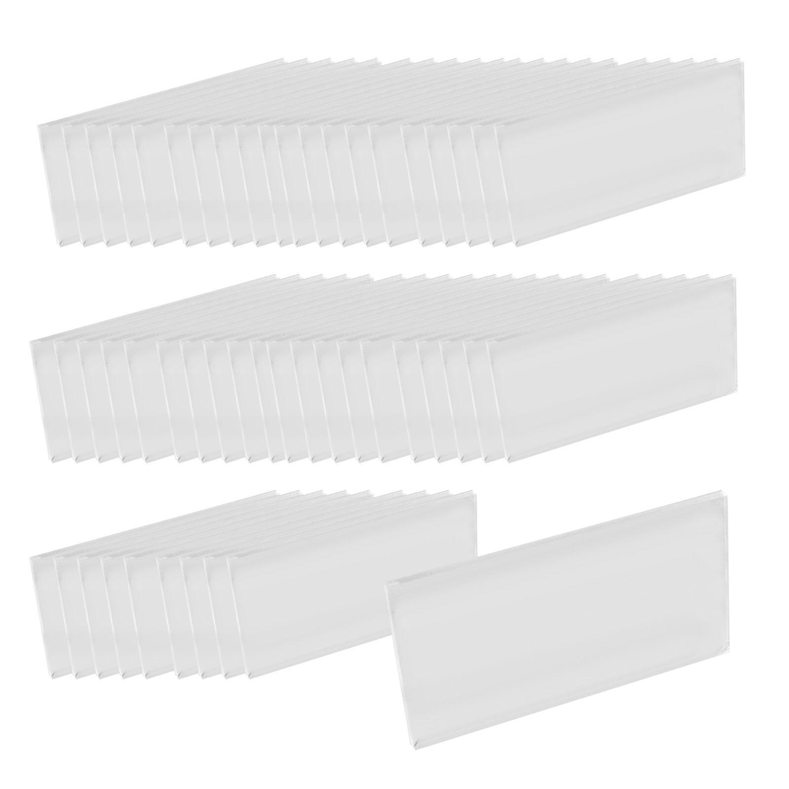 Clear Acrylic Place Cards for Wedding, DIY Message Cards, Acrylic Blank Table Number Cards, Wedding Seating Chart Cards for Party Wedding Reception