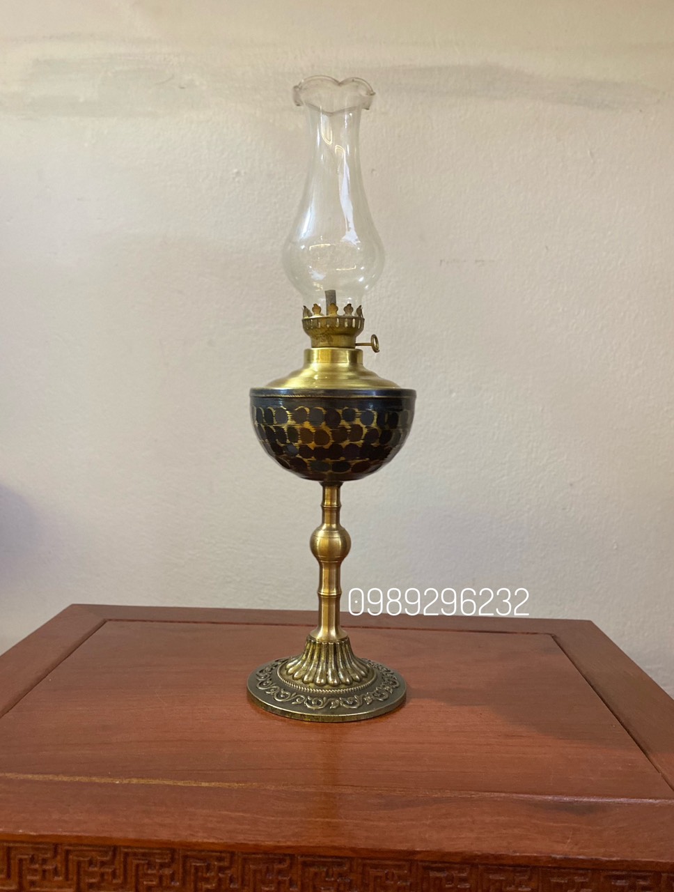Đèn dầu đồng vàng - đèn thờ phong thuỷ