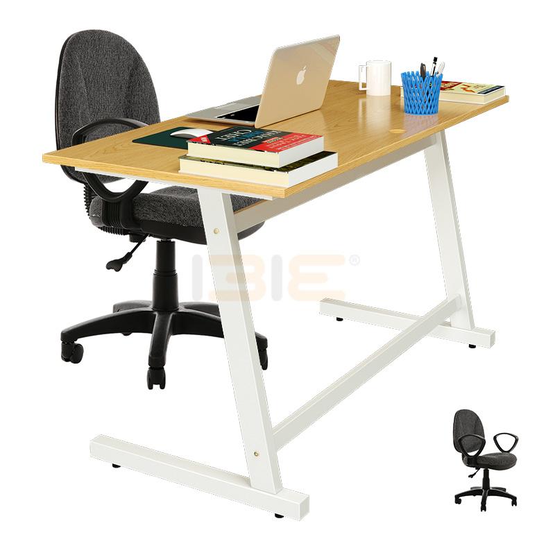 Bộ Bàn Oak-Z Trắng Và Ghế Có Tay Đen IBIE IB505