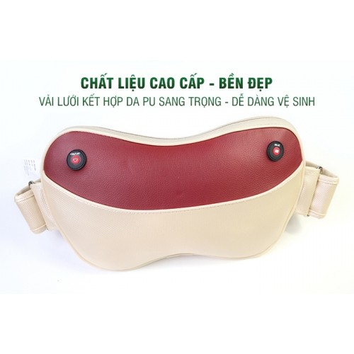 Gối (máy) massage hồng ngoại đa năng YIJIA YJ-209 - Hỗ trợ mát xa giảm mỡ bụng, hỗ trợ trị đau nhức mỏi cổ vai gáy
