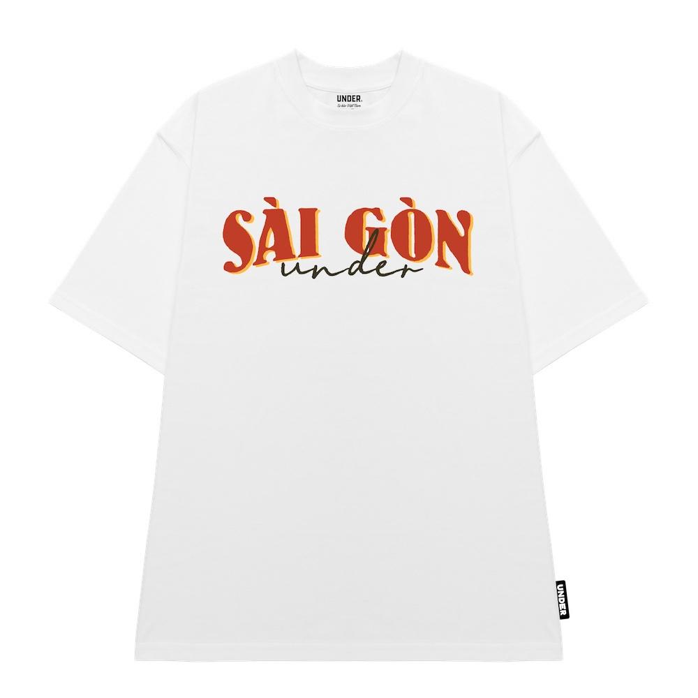 Áo thun UNDER Sài Gòn (Trắng) - Saigonese Tee/ White - UTS006