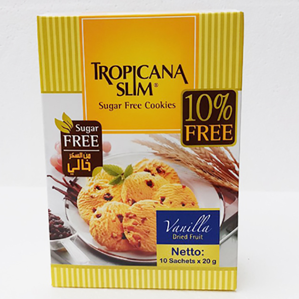 Bánh quy ăn kiêng Vani Tropicana Slim - không đường cho người tiểu đường