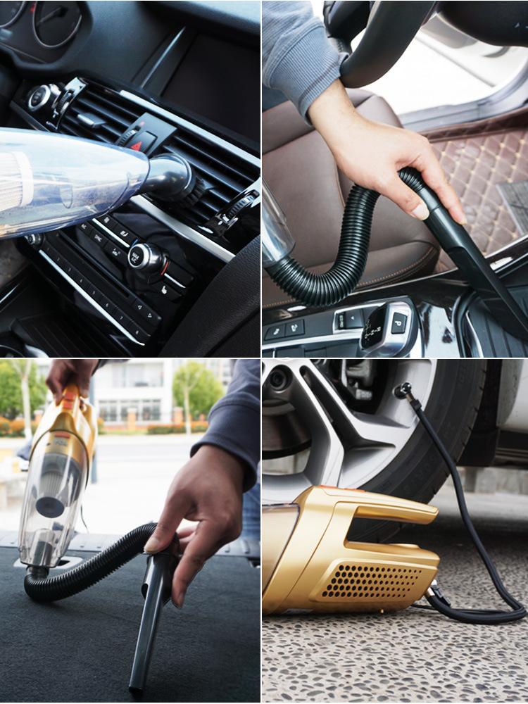 Đảm bảo chất lượng máy hút bụi ô tô 4 trong 1 với máy bơm không khí ô tô công suất cao đa chức năng ô tô gia đình