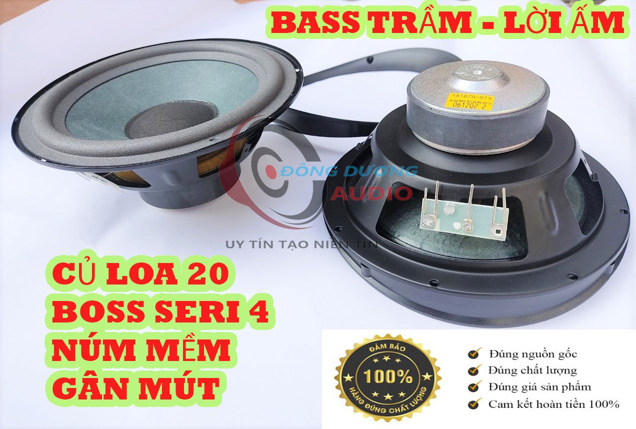 HÀNG NGON - BỔ - RẺ -  LOA BASS 20 BOSS SERI 4 TỪ 90 COIL 26MM - GÂN MÚT - BASS TRẦM - TIẾNG ẤM