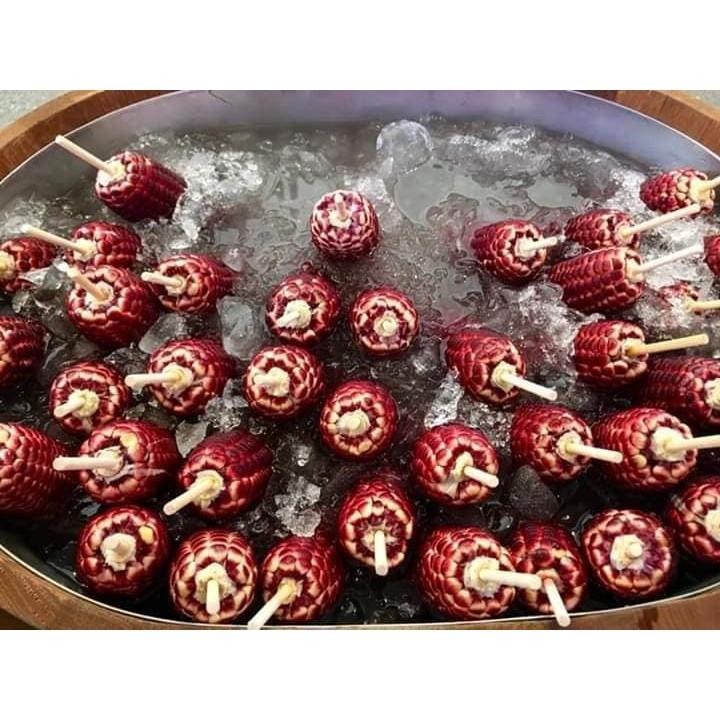 Bộ 3 gói Hạt giống ngô Nữ Hoàng đỏ - Tặng gói phân bón