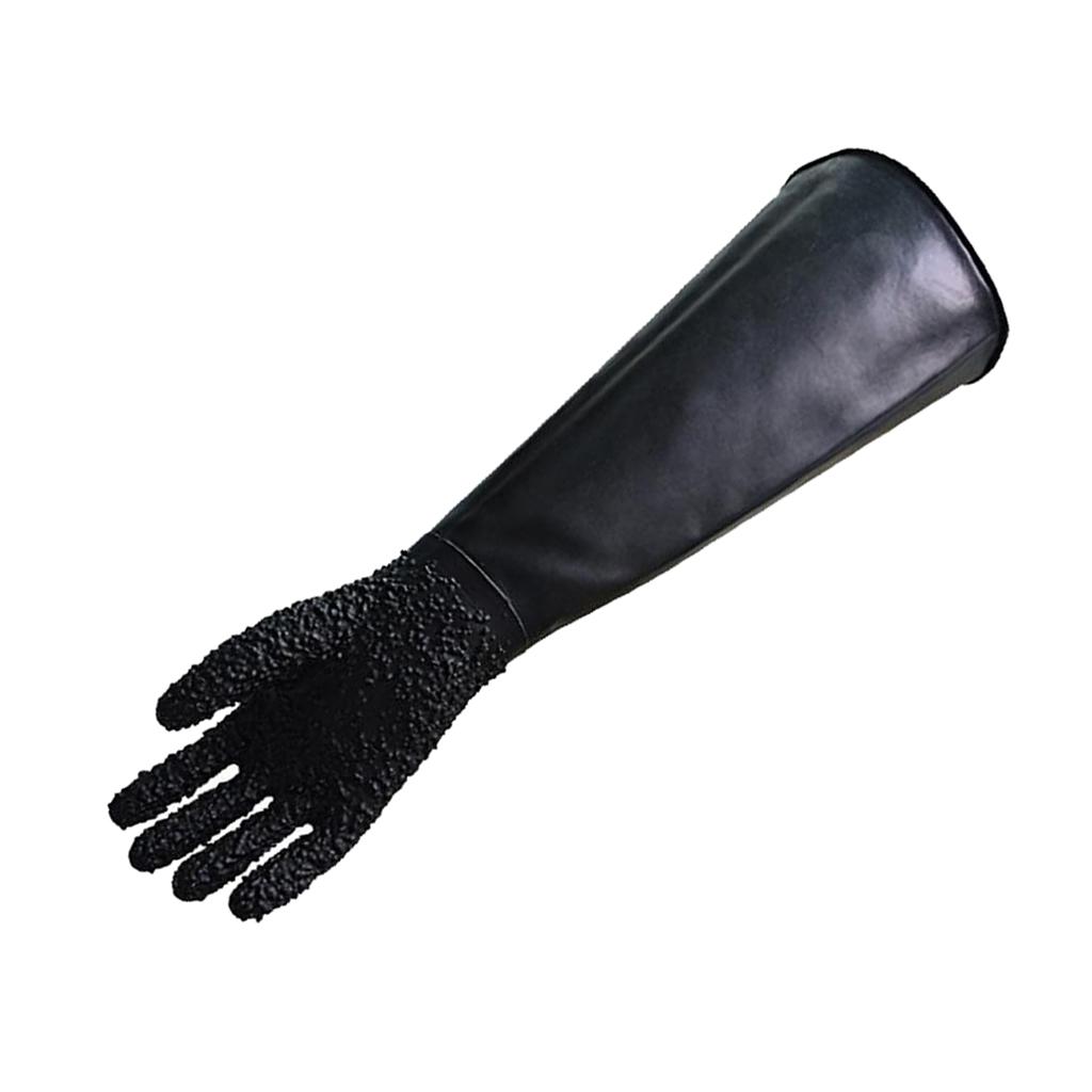 68 Cm Tay Phải Bảo Vệ Làm Việc Găng Tay Phun Cát Vụ Nổ Tủ 27