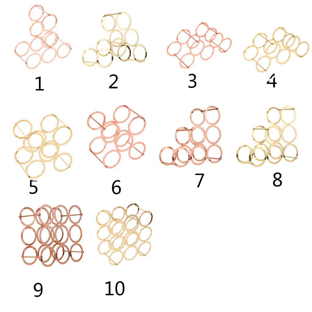 Nordic Style Red Wine Rack Bottle &amp; Glass Holder Cork Storage Holder Rack -A