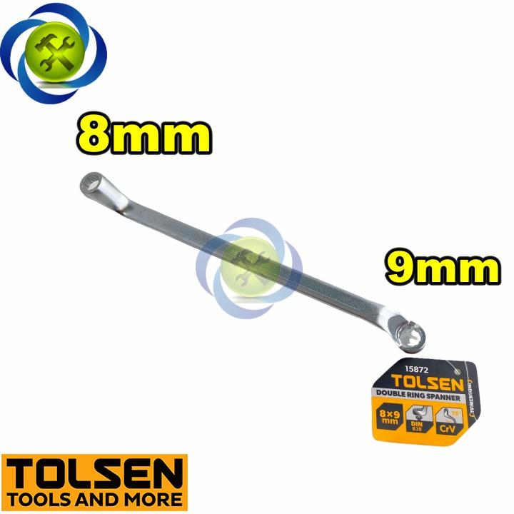 Cờ lê hai đầu tròng 8mm và 9mm Tolsen 15872