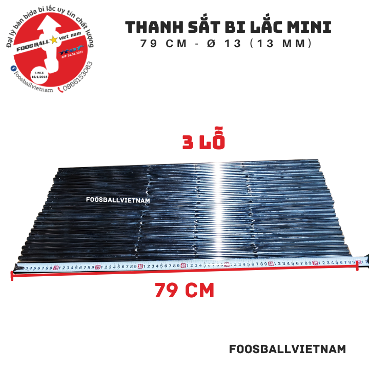 Thanh sắt thay thế bàn bi lắc mini