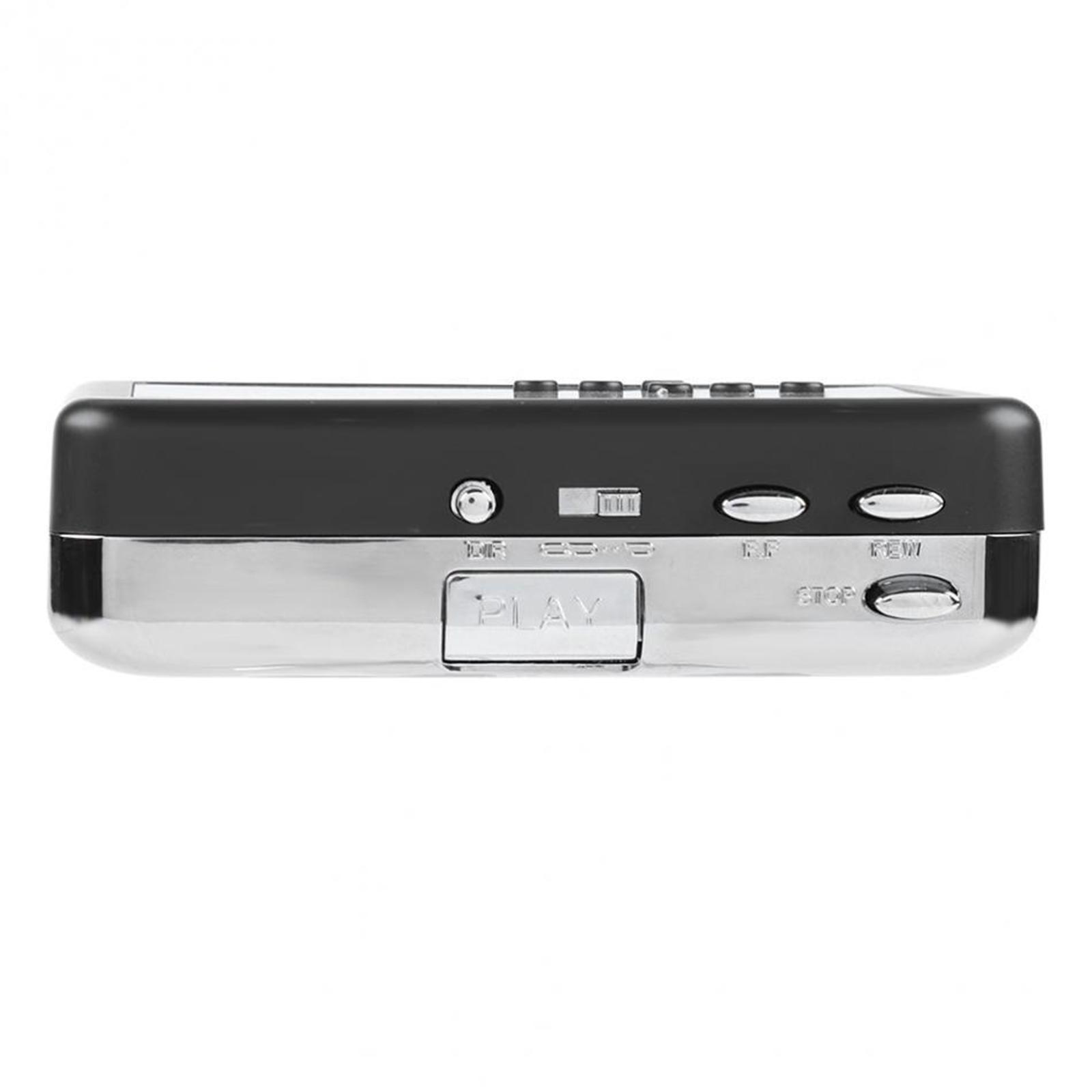 2-In-1 USB Tape Converter Music Tape Player w/USB- to U