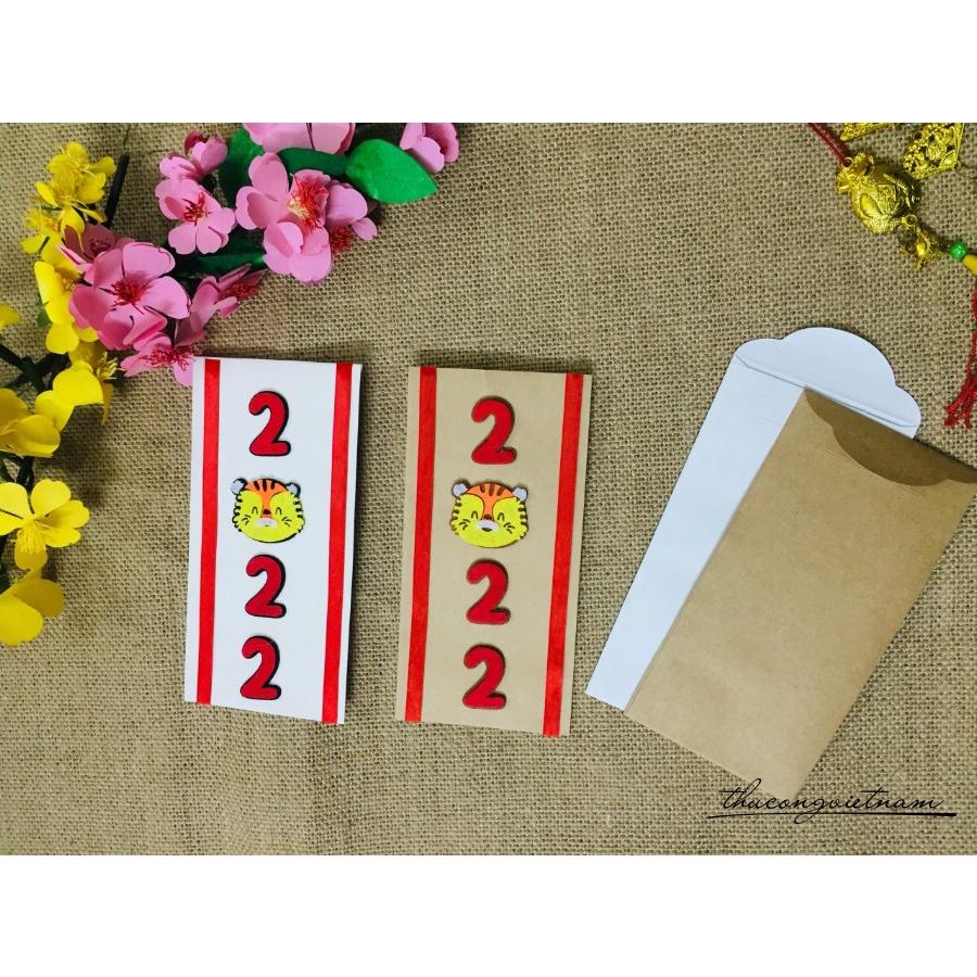 Set 2 bao lì xì vải nỉ hanmade