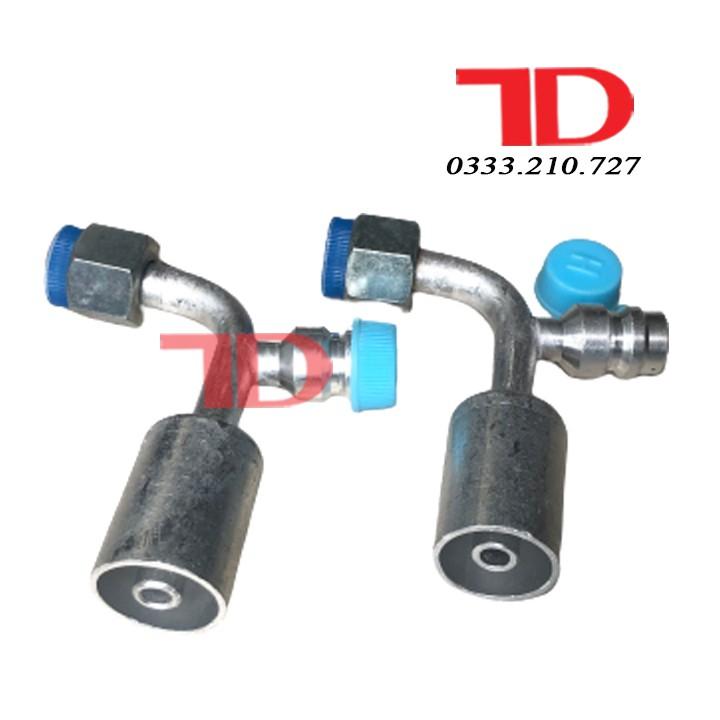 Cút nhôm cong có ty nạp gas cao áp R134