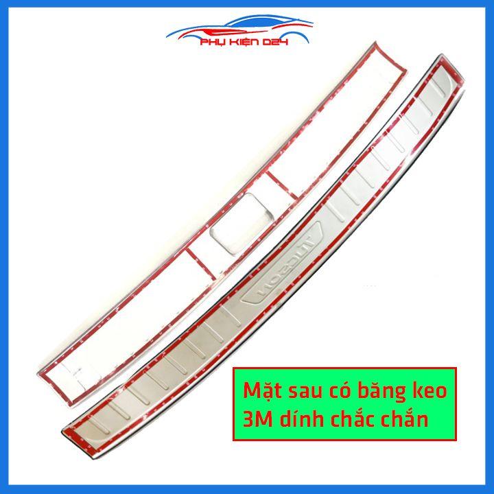 Ốp chống trầy cốp Tucson 2016-2017-2018-2019-2020-2021 inox sáng bóng bảo vệ xe chống va đập