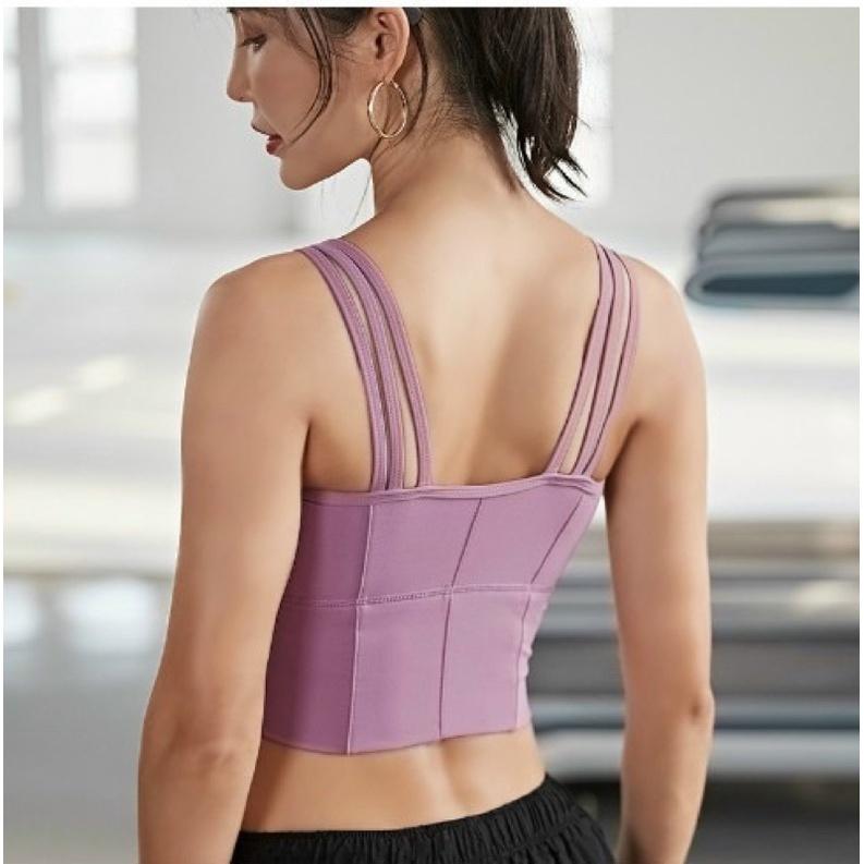 Áo bra áo tập gym yoga thể thao nữ chống sốc - áo bra cao cấp mút ngực may liền